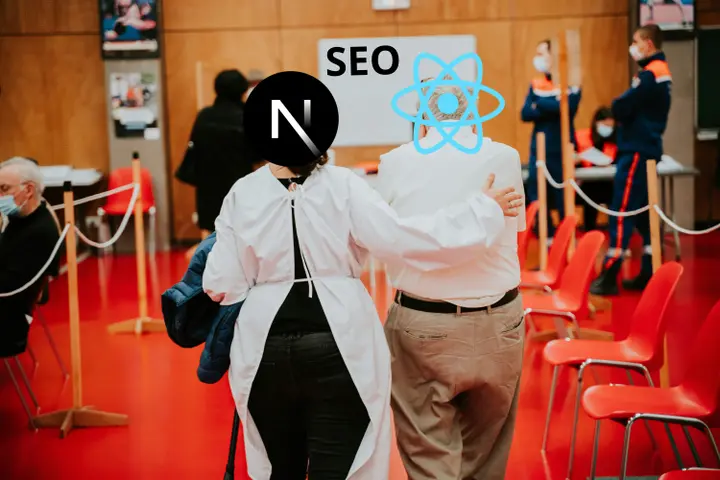 Next helping React to become SEO friendly
